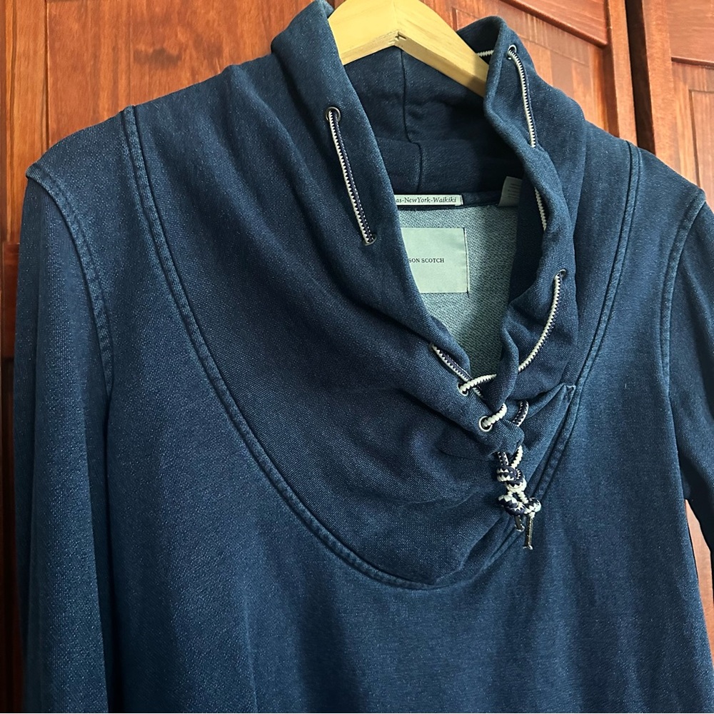 Scotch & Soda Deep Blue Sweater - Picture 3 of 7